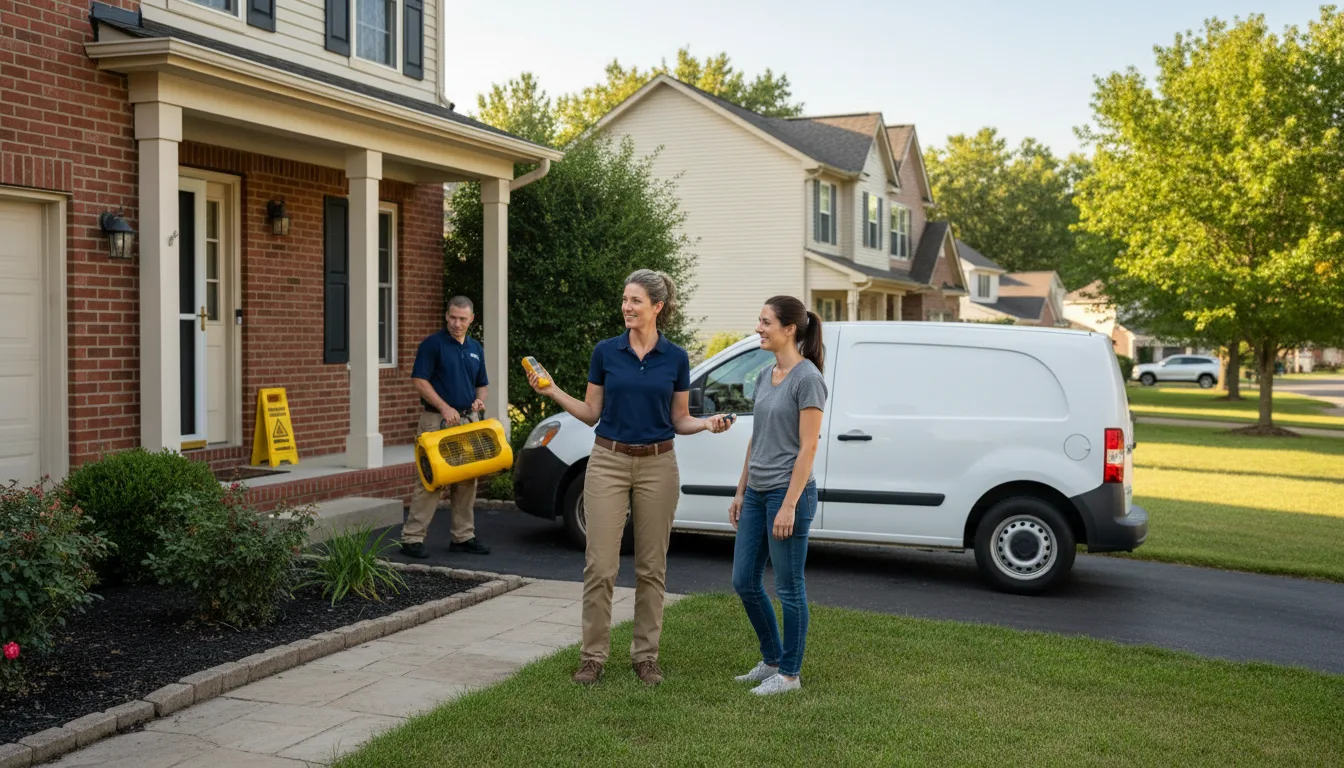 Water restoration image for Water Damage & Restoration Services in Bucks, AL